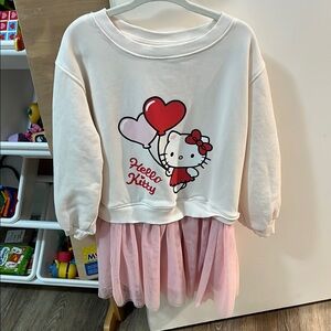 H&M Kids Hello Kitty Dress - White and Pink